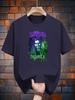 200g 100% Cotton Graphic T-shirt - Rob Zombie Dragula '97 Vintage Rock Tee