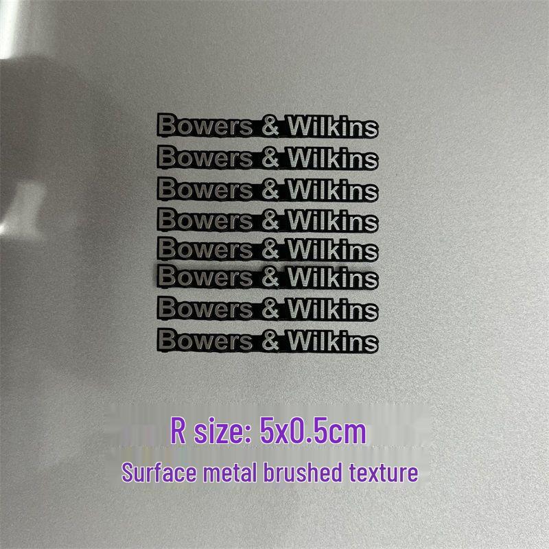 Dekorative Metallaufkleber für Auto-Audio-Lautsprecher von Bose, Harman Kardon, JBL.