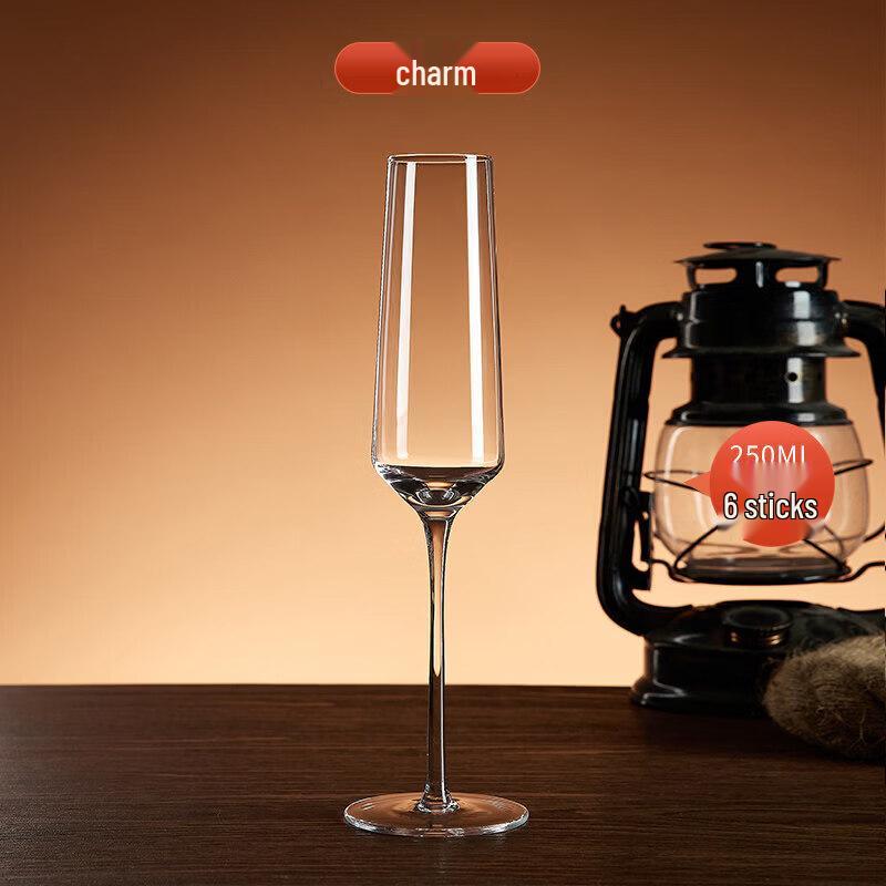 European Crystal Champagne Flute Set