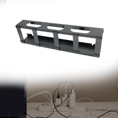 Soporte Organizador de Cables Gestión Manteniendo Escritorio Ordenado Alambre Electrónica