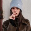 CITTA Wool Blend Signature Logo Beanie_CTA930(Sky Blue)