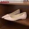 Fashion Fashion Pointed Toe Elegant Women Flats Slip On Shoes With Height Increasing Footwear Female Shallow Ladies Flats Shoes