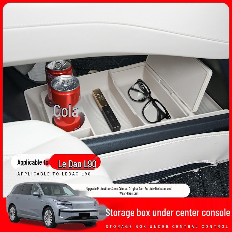L90 Center Console Lower Storage Silicone Mat - Multi-functional Car Interior Accessory