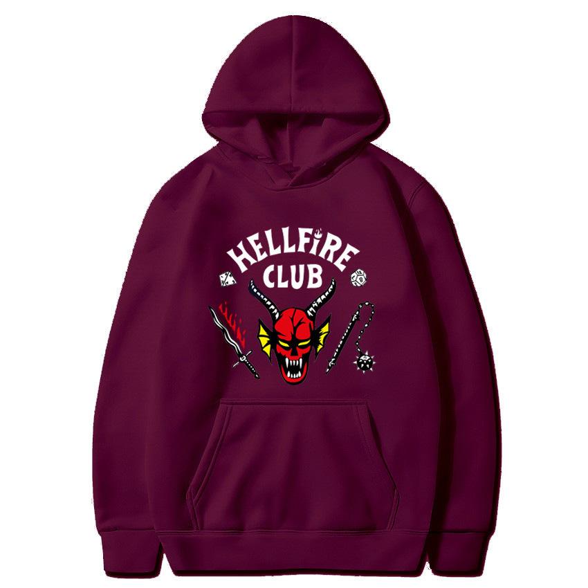 Stranger Things Season 4 Hellfire Club Hooded sweatshirt