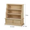 1:12 Dollhouse Miniature Bookcase Locker Storage Cabinet Rack Furniture Decortoy
