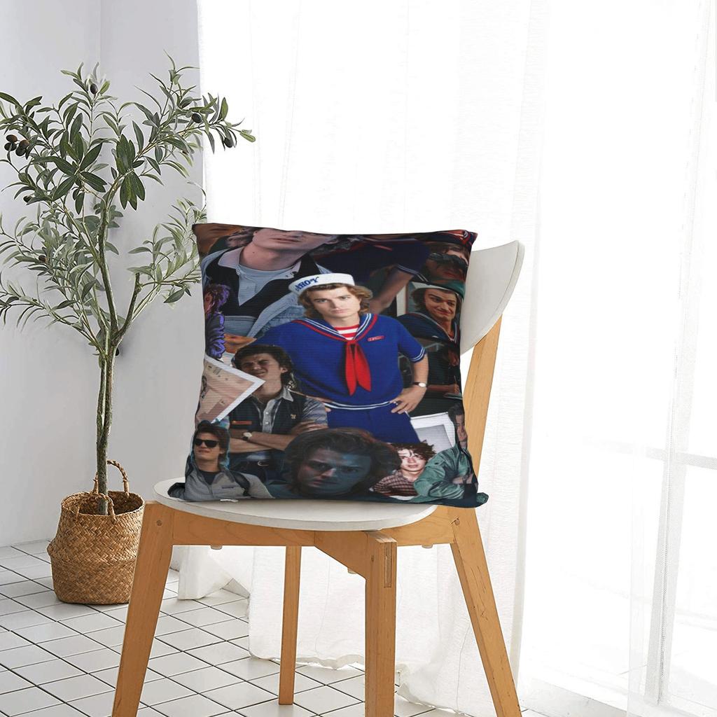 Steve Harrington Pillowcases  Retro Trendy Pillow Case For Sofa Bedroom Home Decor Comfy Pillow Cover