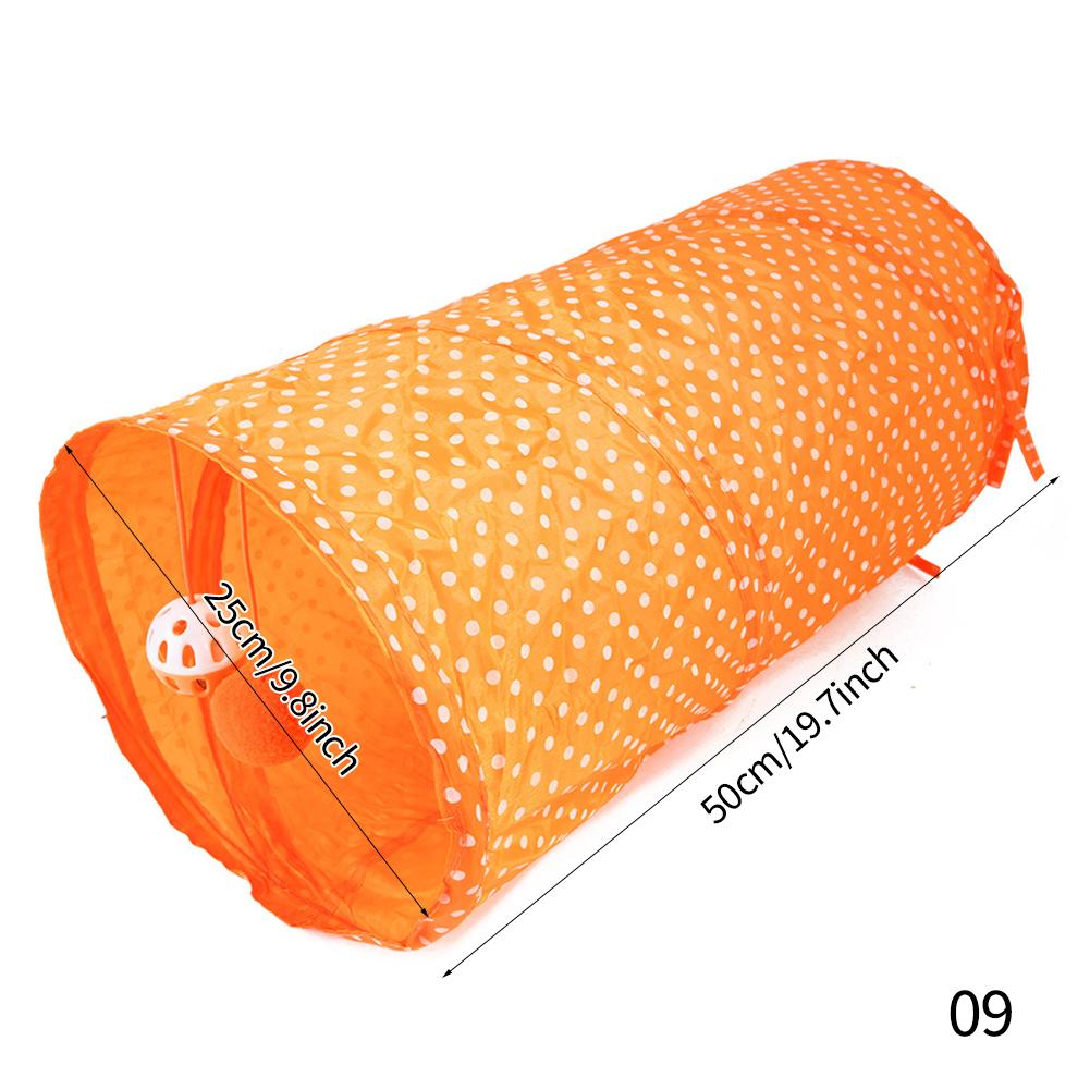 

Игрушки туннели для домашних кошек Складной туннель для тренировок домашних питомцев Интерактивная забавная игрушка для кошек, кроликов, мелких животных Игровой туннель-труба 09