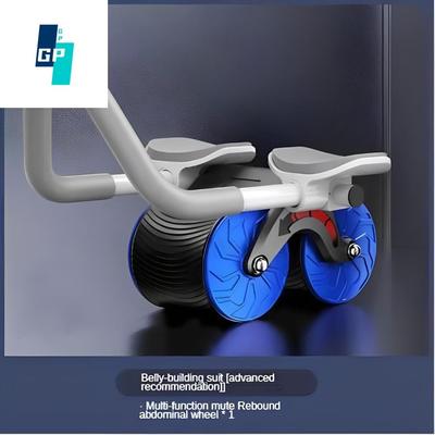 Core Trainer Dirsek Desteği Otomatik Rebound için Plank Ab Abdominal Makaralı Tekerlek