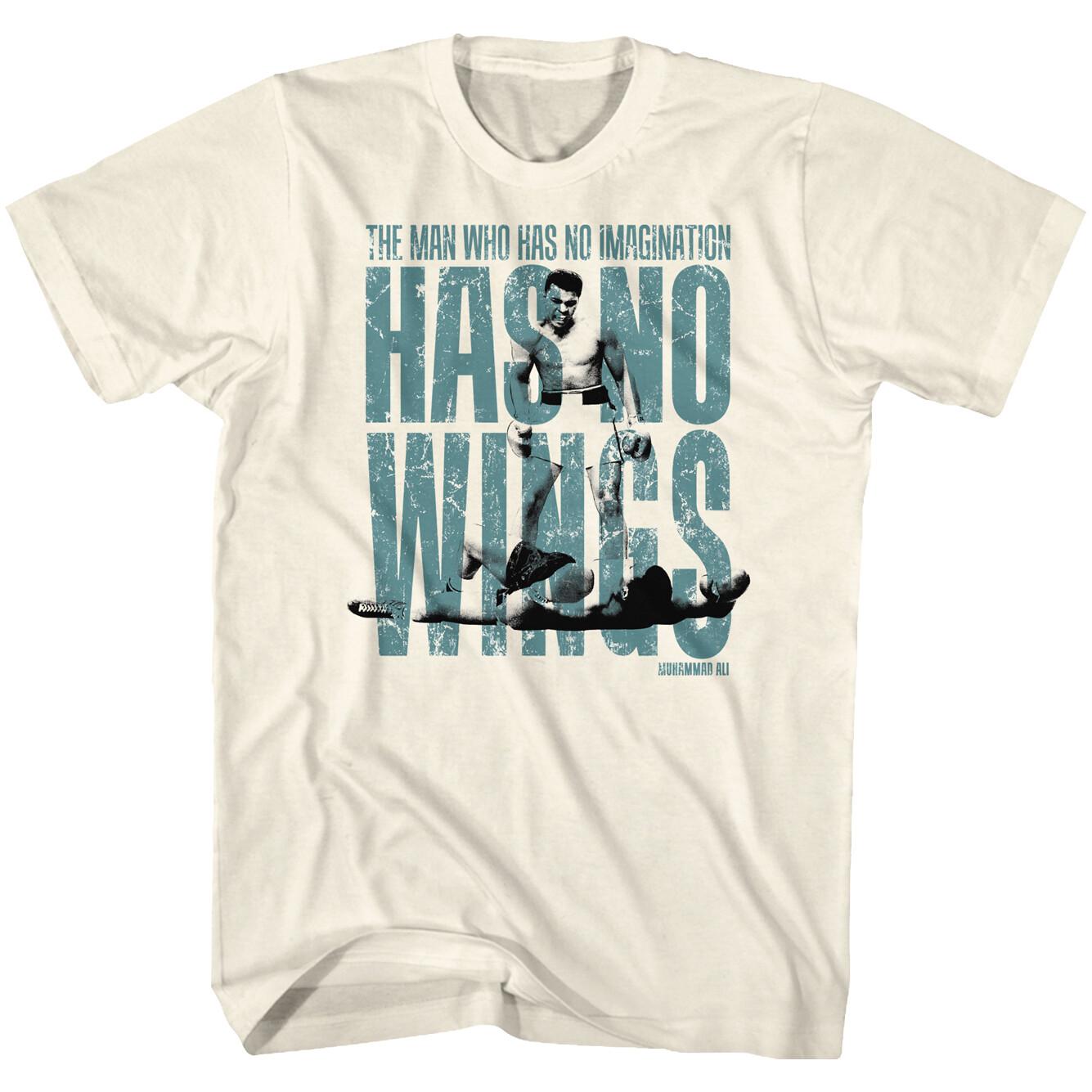 Muhammad Ali The Man Who Has No Imagination Has No Wings Men T Shirt XXXL