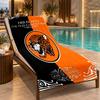 Beach Towel with Hull City Design, Quick Dry Lightweight Towel for Swimming Pool Travel