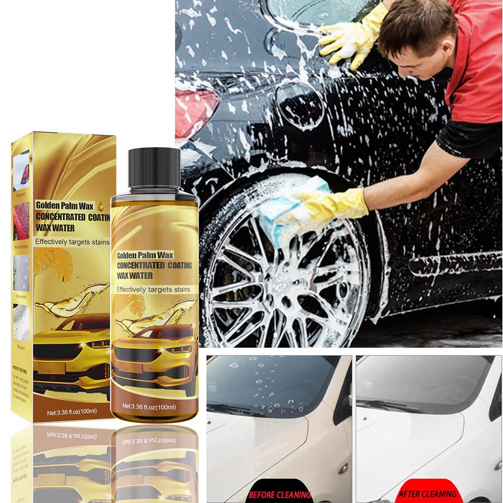 Carnauba Car Wash Wax and Polish Multipurpose Car Foam Cleaner for Car Wash and Waxing Car Golden