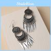 Earrings Geometric Metal With Silver Tone For Casual And Formal Wear Party