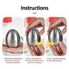 Stainless Steel Kitchen Timer Egg Shaped Mechanical Timer Reminder 60 Minute Countdown with Alarm Cooking Baking Tools3