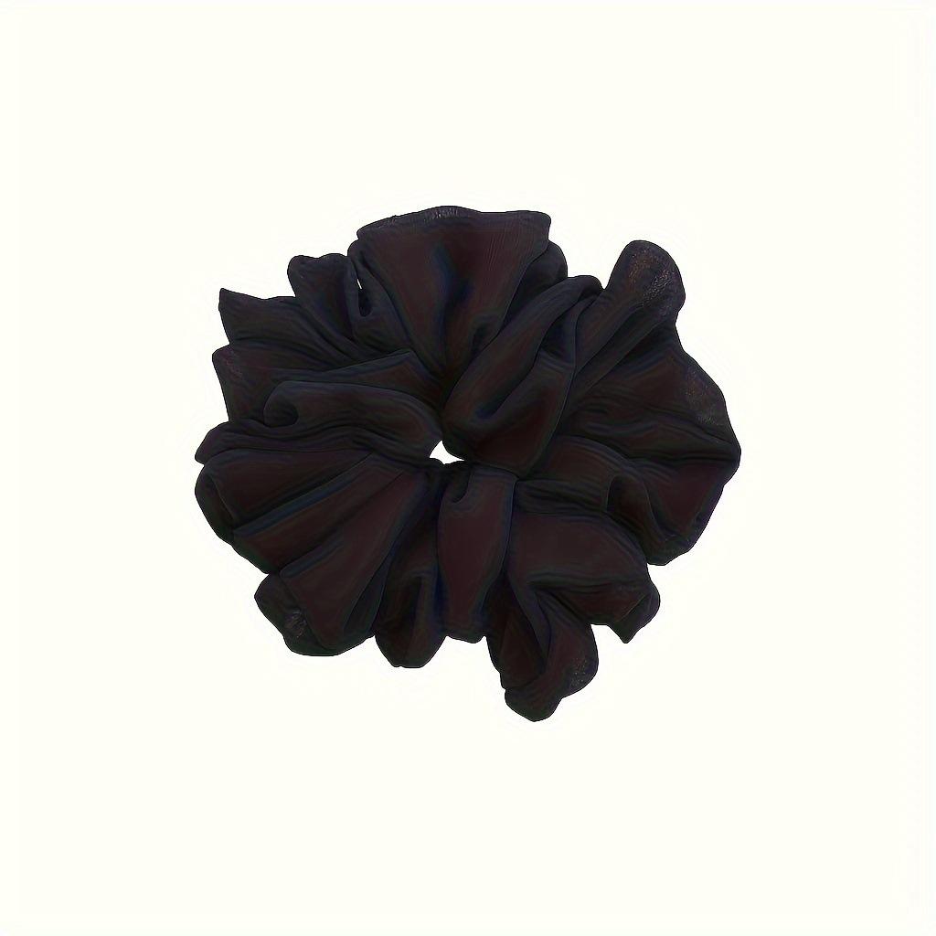 Large Chiffon Scrunchies for Women Satin Elastic Hair Ties Ponytail Holder Headwear Hair Ties Fashion Intestine Ring Hair Band