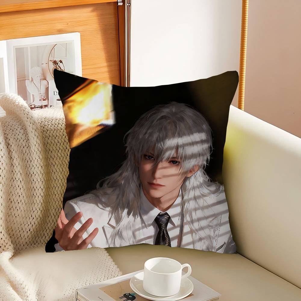 New Love And Deep Space Qi Yu Cushion Cover Car Throw Pillow Case For Sofa Car Christmas Gift 40x40cm 45x45cm