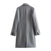 2023 European & American Style Women's Autumn Slim Mid-Length Jacket