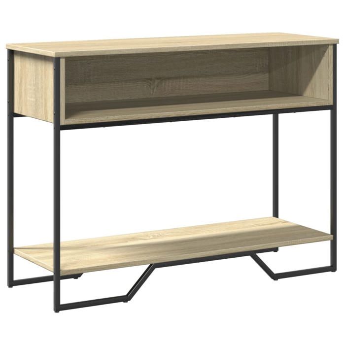 VidaXL Console Table Sonoma Oak 100x35x74.5 Cm Engineered Wood 848530