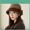 Elegant Autumn Winter Fisherman Cap With Short Brim For Women And Seniors