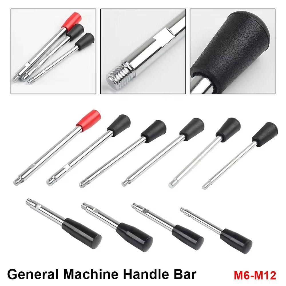 

1Pcs Long Grip Machine Work Rod Bakelite Knob Bar Bench New Handle Bar Drill Accessories M8x171mm