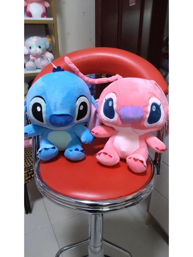 Large Stitch Plush Toy for Kids - Cute Couple Design