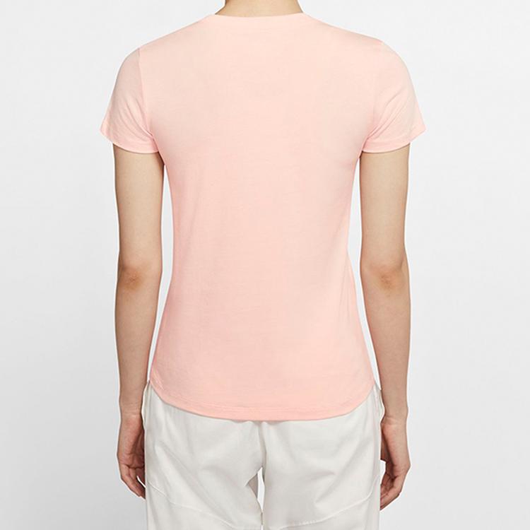 Nike Sportswear Just Do It Slim Short Sleeve T-Shirt Women Tops Washed-Coral CI1384-664