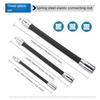Drive Socket Extension Rod Adapter Connective Flexible Shaft Conversion Head High Torqued Ratcheting Wrench Electronic Drill