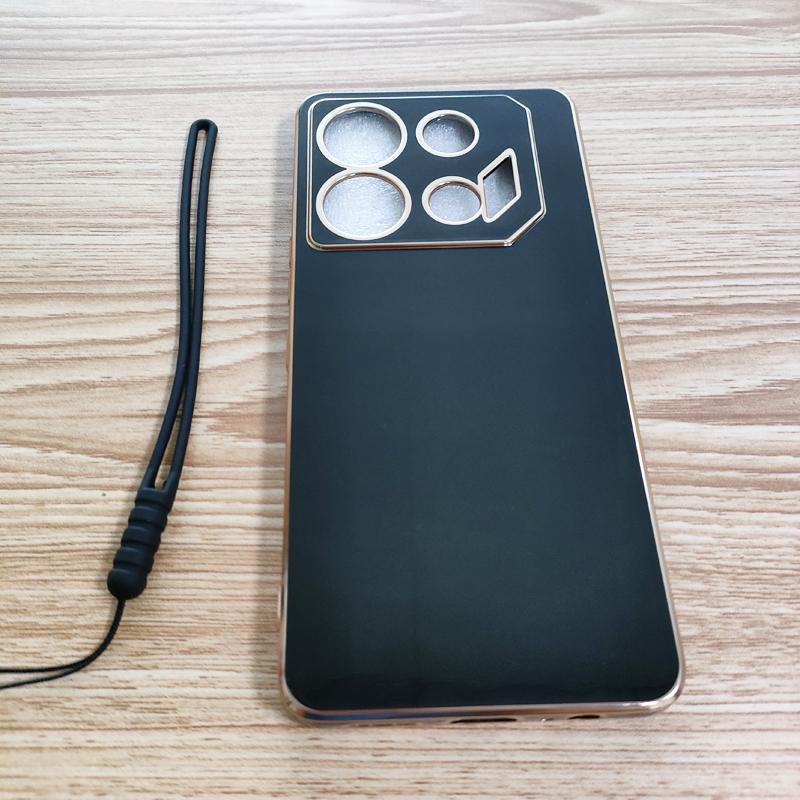 

Чехол для Infinix GT 10 Pro Infinix GT 10 Pro, чехол для телефона X6739, роскошный противоударный мягкий силиконовый чехол с квадратным покрытием, чехлы