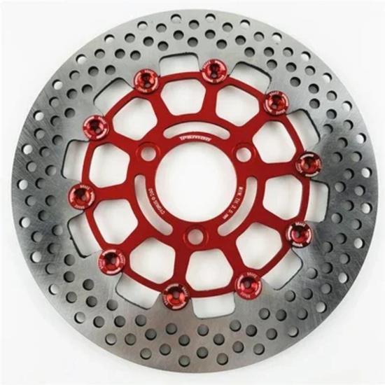 

Universal Motorcycle CNC Aluminum 3 holes 260 *70mm Floating disk brake disc for Yamaha BWS WISP Motorbike красный
