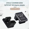 ATX3.0 Power Supply 2VHPWR 180 Angled Turning Connector ATX3.0 Power Supply 2VHPWR Power Adapter Board for PCIe5.0 Graphics Card