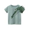 Korean Style 2024 Summer Kids' Short Sleeve T-shirt for Boys