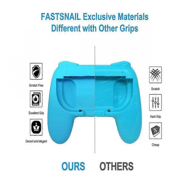 2025 Griffe für Nintendo Switch Joy-Con, Verschleißfestes Griff-Kit für Switch Joy-Cons Controller, 2er-Pack