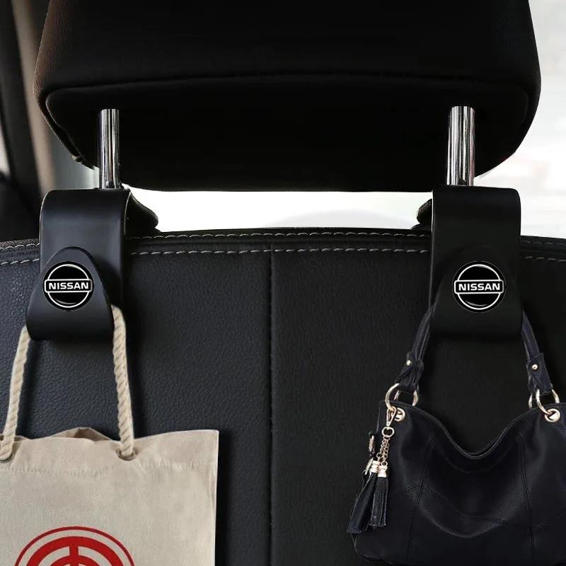 ARP5  2/4Pcs Car Interior Seat Back Stowing Tidying Hook Car Accessories For Nissan Qashqai j11 j10 Juke X Trail t32 Tiida Leaf Versa
