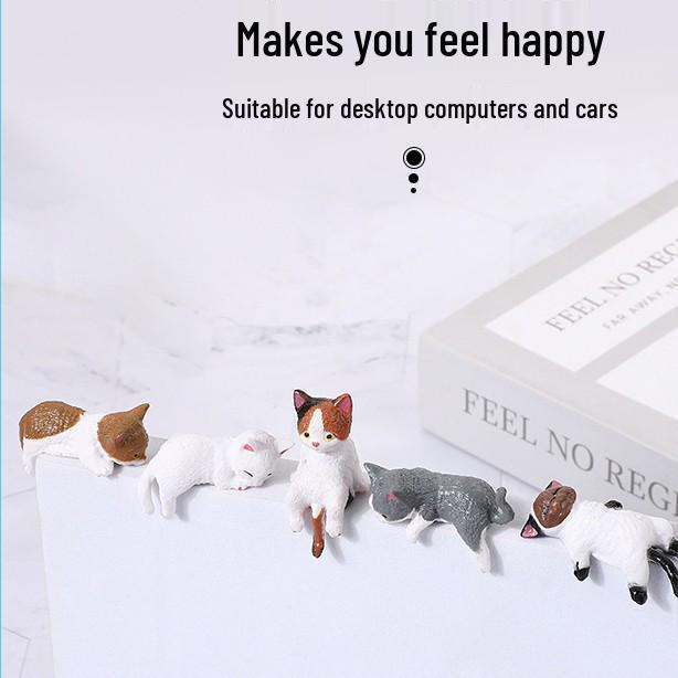 Mini Cartoon Kätzchen Puppe zur Auto- und Büroausstellung