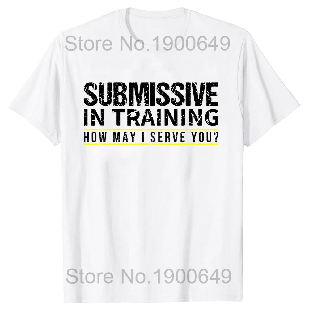 Funny I Love Submissive Unisex Heart T Shirts Cotton Streetwear Short Sleeve Birthday Gifts Summer Style T-shirt Unise4XL Clothing