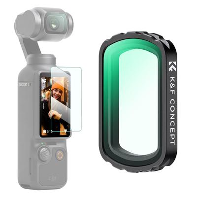Koncepcja Magnetycznego Filtra do DJI OSMO Pocket 3 Filtr UV Magnetyczna Adsorpcja Wygodny Montaż Ochrona Obiektywu Ochrona UV Optyczne Szkło AGC