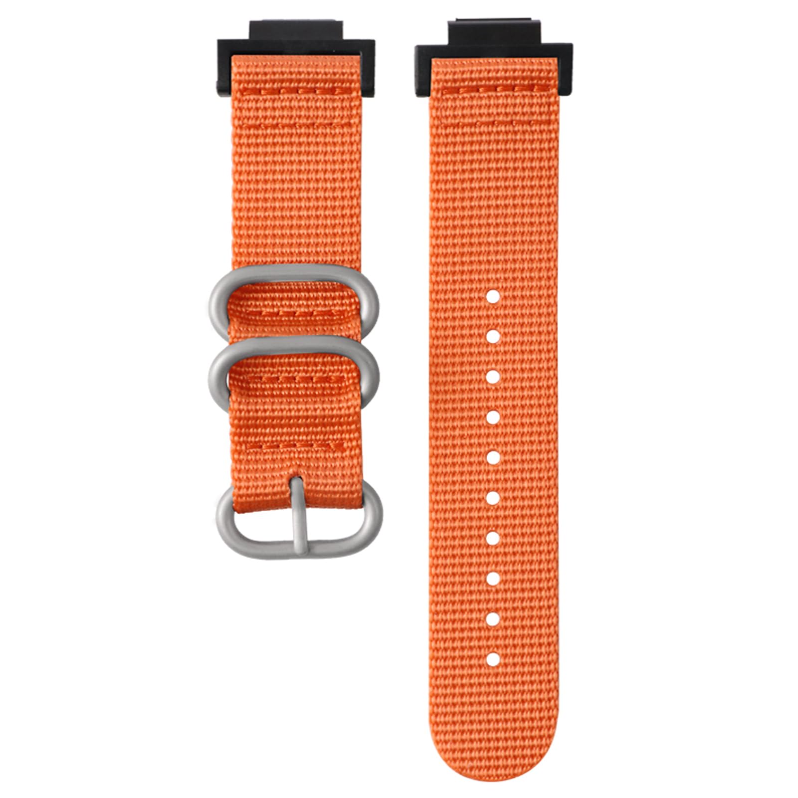 

Запасной нейлоновый холщовый ремешок для часов для Casio [SQHYWJ] серии G-SHOCK, унисекс, GA-110 (Серебряная пряжка, Оранжевый)