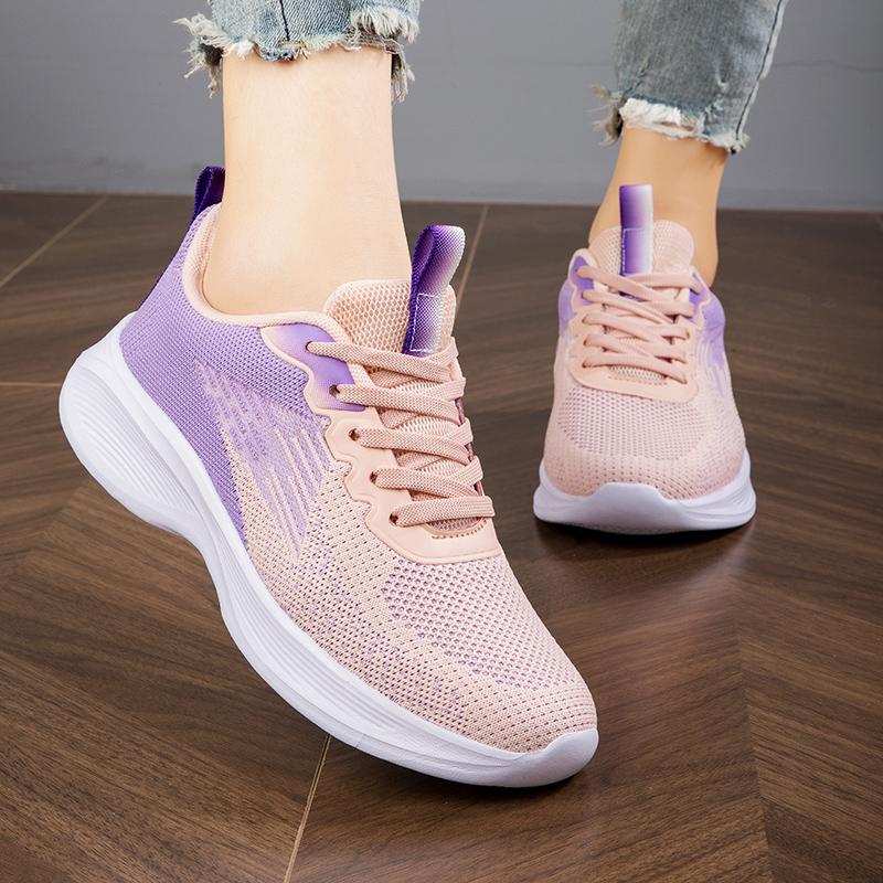 Damen Sportsneaker Outdoor Casual Sportschuhe Büro Reise Urlaub Joggingschuhe Mädchen Studentenschuhe Zapatos De Muer Sz35-42