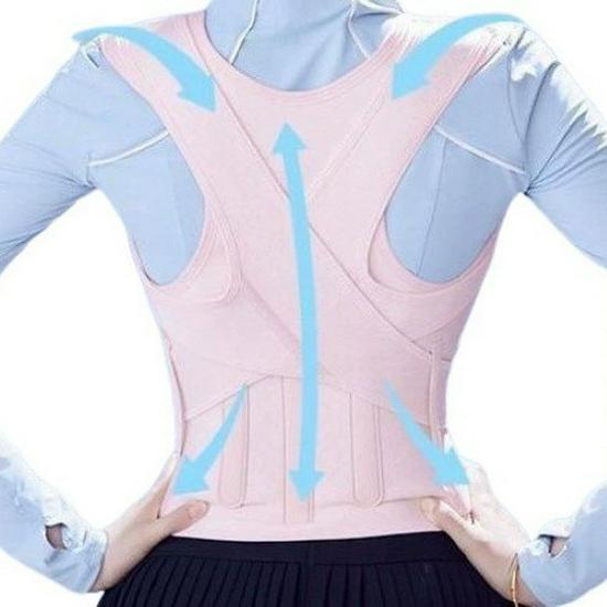 Unsichtbarer Haltungs corrector für Damen – Buckelvorbeugung und Schulterstützgürtel