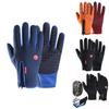 Versatile Black Waterproof And Windproof Touch Screen Gloves For Outdoor Sports