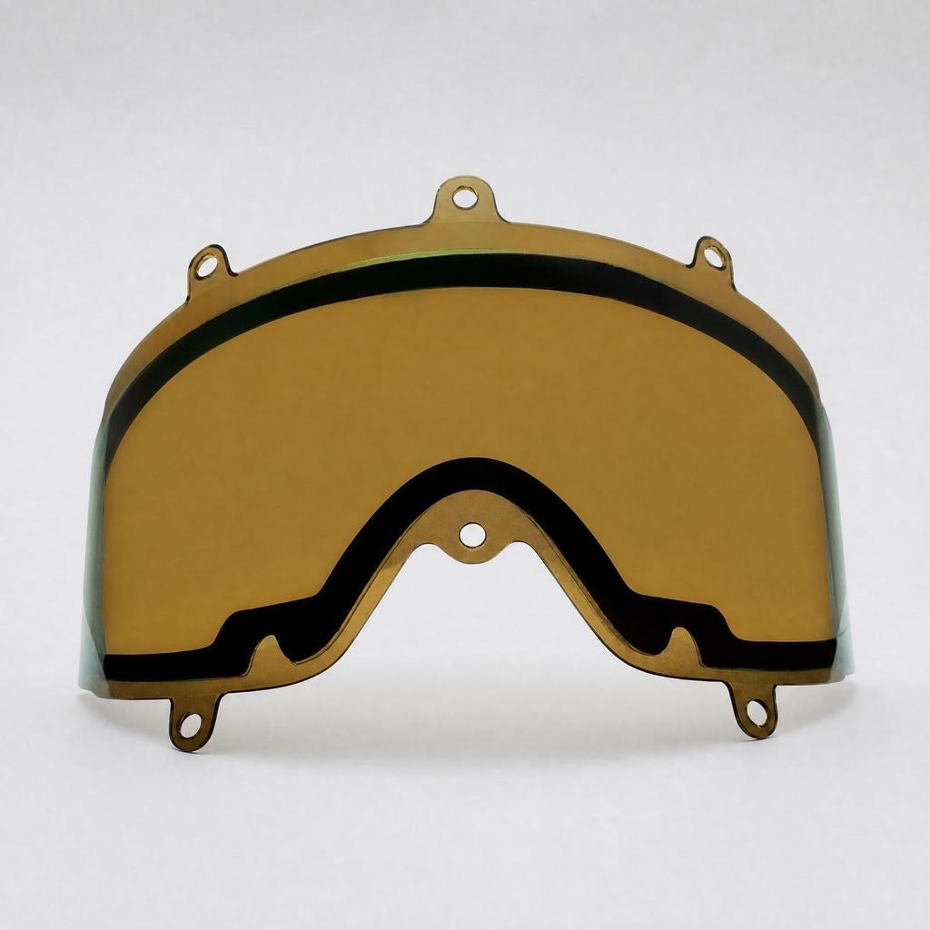 Curved Downhill Eyewear Replacement Lens Easy to Replace Ski