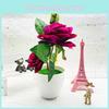 Premium Artificial Rose Blossom With Textured Surface For Giftgiving And Event Decor