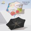 Creative Cartoon Kids' Umbrella with Safety Round Edges and Straight Handle - Kindergarten Sun Protection and Shade Umbrella