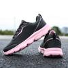 Women's Lightweight Tie-Knot Breathable Comfortable All-Match Park Running Sport Casual Shoes