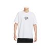 Essenciais para Desporto Moda Premium Confortável Casual Versátil T-shirt de Manga Curta Tops Masculinos Branco IB7554-100