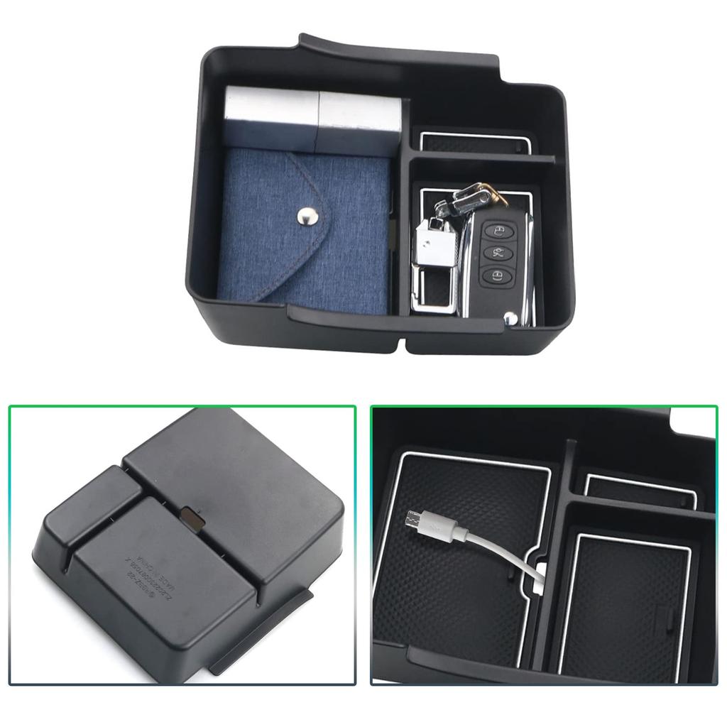 GAFAT Car Storage Box for Honda Vezel RV Vezel RV Console Interior New Vezel Center Console External Console Box with Coin Vezel RV Small Item (2nd