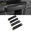 For Ford F150 2015-2020 4x Inner Door Grab Handle Trim Cover Carbon Fiber Look Car Interior Decoration Accessories Raptor Black