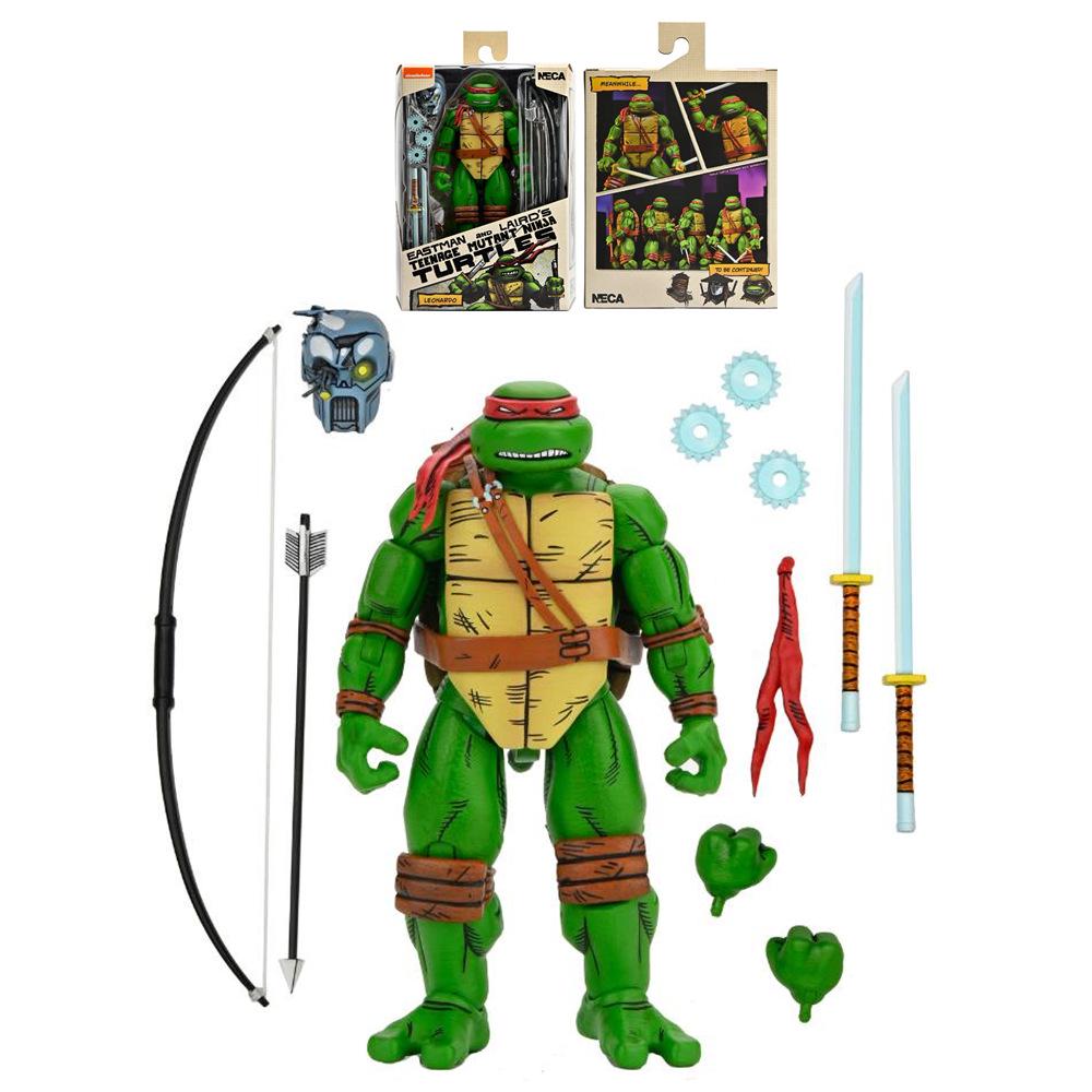 NECA Teenage Mutant Ninja Turtles 7-Inch Articulated Movie Figures - Comic Version (4 Types) 'Return To New York' Edition