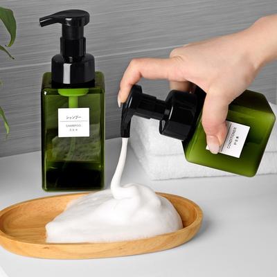 Gesichtsreiniger Schaummaschine, Handdesinfektionsmittel, Shampoo, Duschgel, Portionierflasche, Tragbare Plastik-Druck-Schaumflasche
