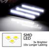 Smoked Lens White Full LED Front Side Marker Lights For Scion FR-S 86 Subaru BRZ