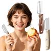 Stainless Vegetable Peeler - Multi-Function Kitchen Tool for Peeling and Cutting Onions, Carrots, Potatoes, Ergonomic Lightweight Design